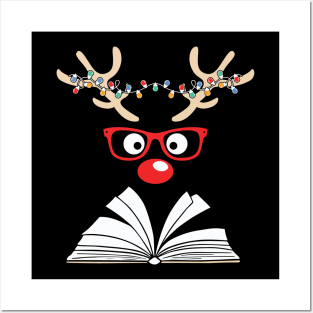 Merry bookmas Posters and Art